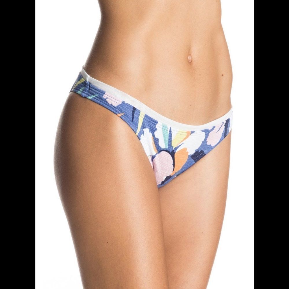 NWT Roxy Women's Noosa Floral Surfer Bikini Bottom $40 M